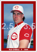Rob Dibble - 1994 Cincinnati Reds - choose a size & style