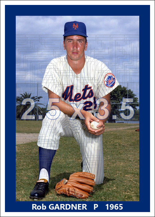 Rob Gardner - 1965 New York Mets - choose a size & style