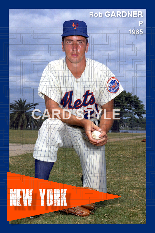 Rob Gardner - 1965 New York Mets - choose a size & style