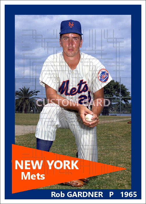 Rob Gardner - 1965 New York Mets - choose a size & style