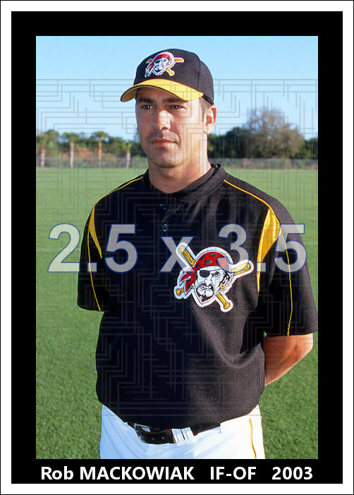 Rob Mackowiak - 2003 Pittsburgh Pirates - choose a size & style