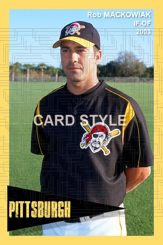 Rob Mackowiak - 2003 Pittsburgh Pirates - choose a size & style