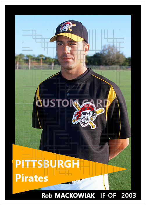Rob Mackowiak - 2003 Pittsburgh Pirates - choose a size & style
