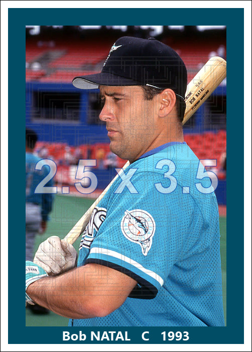Bob Natal - 1993 Florida Marlins - choose a size & style