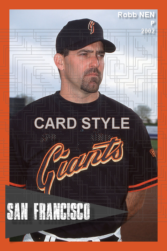 Robb Nen - 2002 San Francisco Giants - choose a size & style
