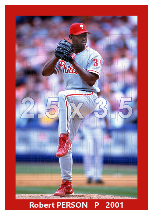Robert Person - 2001 Philadelphia Phillies - choose a size & style
