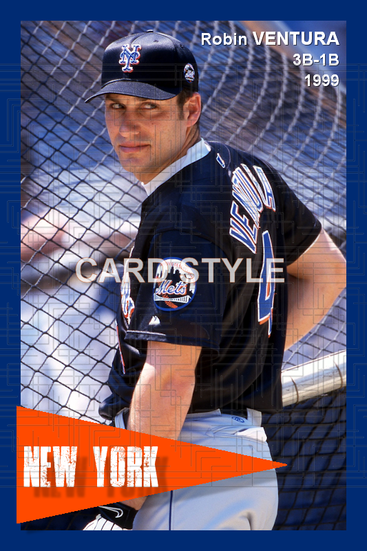 Robin Ventura - 1999 New York Mets - choose a size & style
