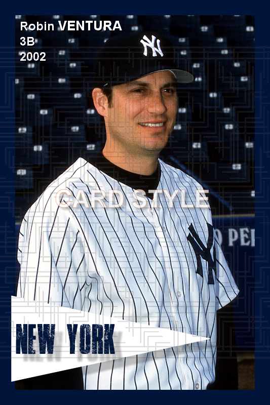 Robin Ventura - 2002 New York Yankees - choose a size & style
