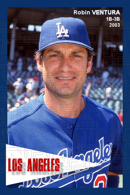 Robin Ventura - 2003 Los Angeles Dodgers - choose a size & style