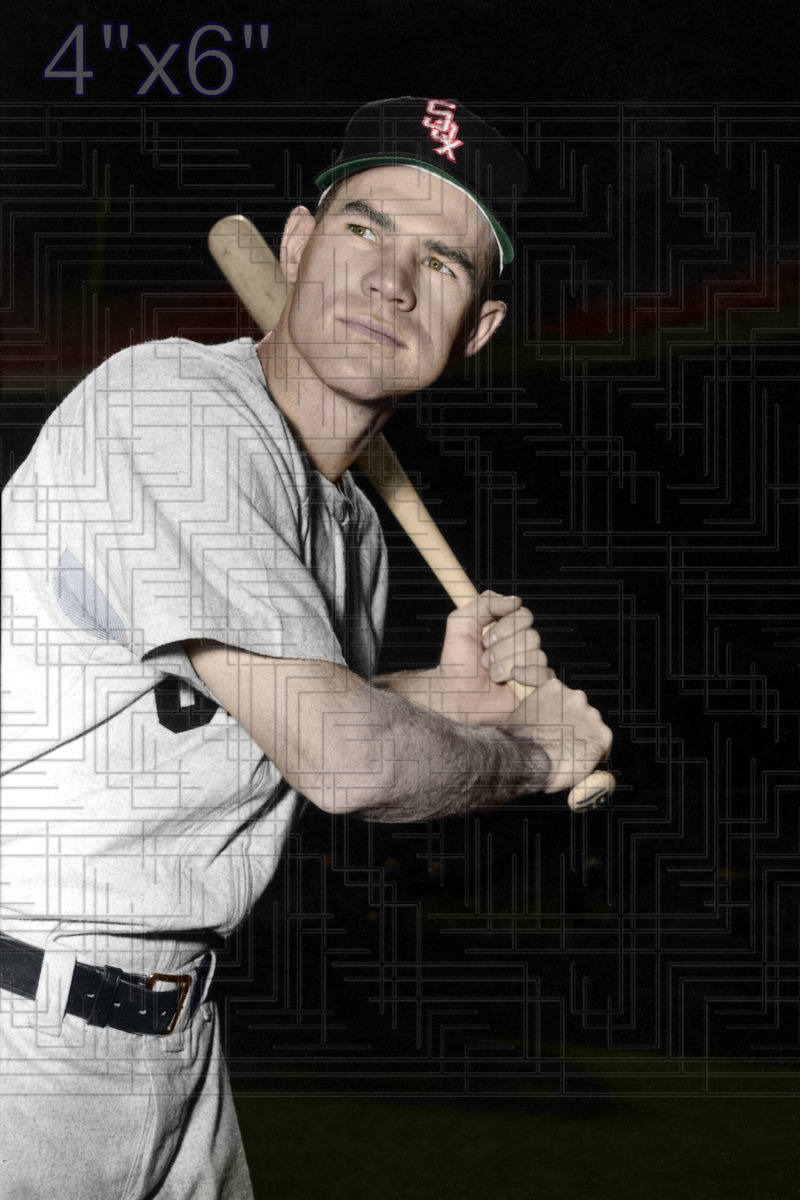 Rocky Nelson - 1951 Chicago White Sox - choose a size & style
