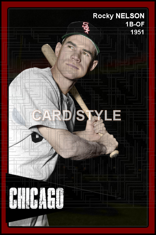 Rocky Nelson - 1951 Chicago White Sox - choose a size & style