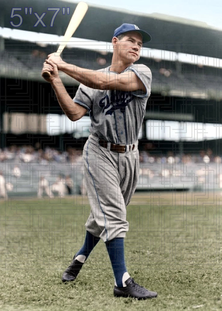 Rocky Nelson - 1952 Brooklyn Dodgers - choose a size & style