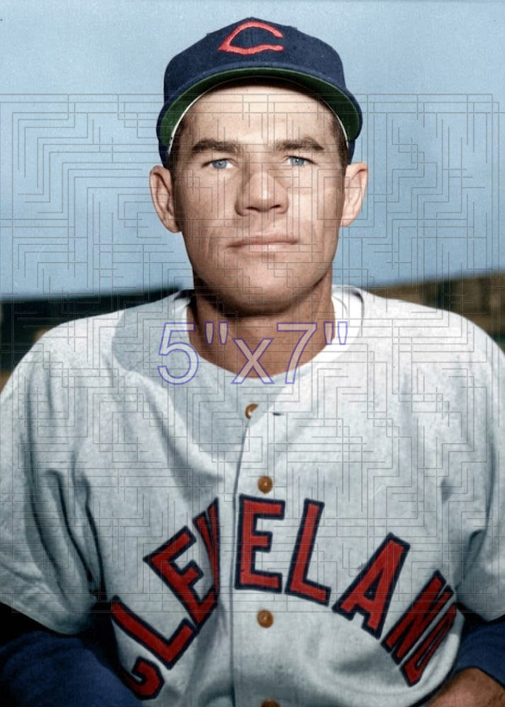 Rocky Nelson - 1954 Cleveland Indians - choose a size & style