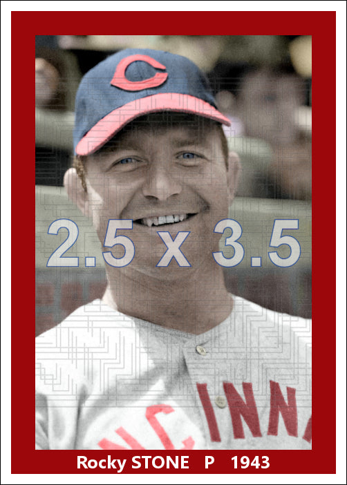 Rocky Stone - 1943 Cincinnati Reds - choose a size & style