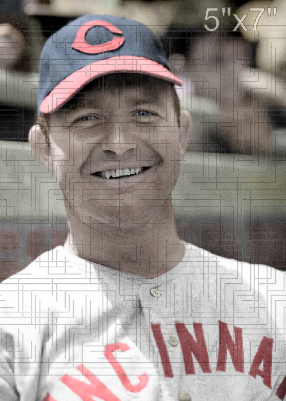 Rocky Stone - 1943 Cincinnati Reds - choose a size & style