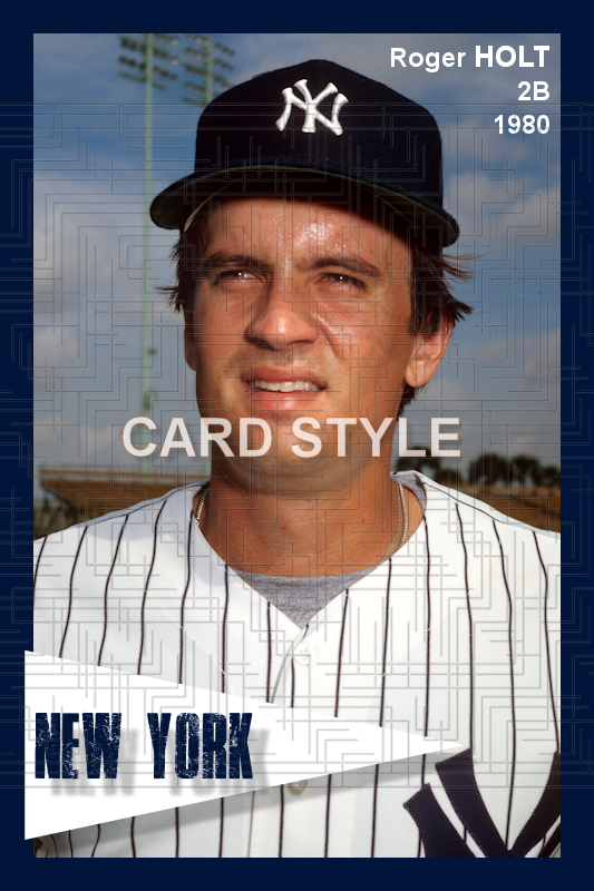 Roger Holt - 1980 New York Yankees - choose a size & style