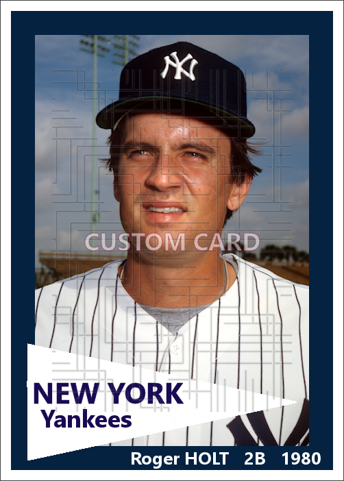 Roger Holt - 1980 New York Yankees - choose a size & style