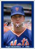 Roger McDowell - 1986 New York Mets - choose a size & style