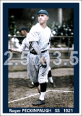 Roger Peckinpaugh - 1921 New York Yankees - choose a size & style