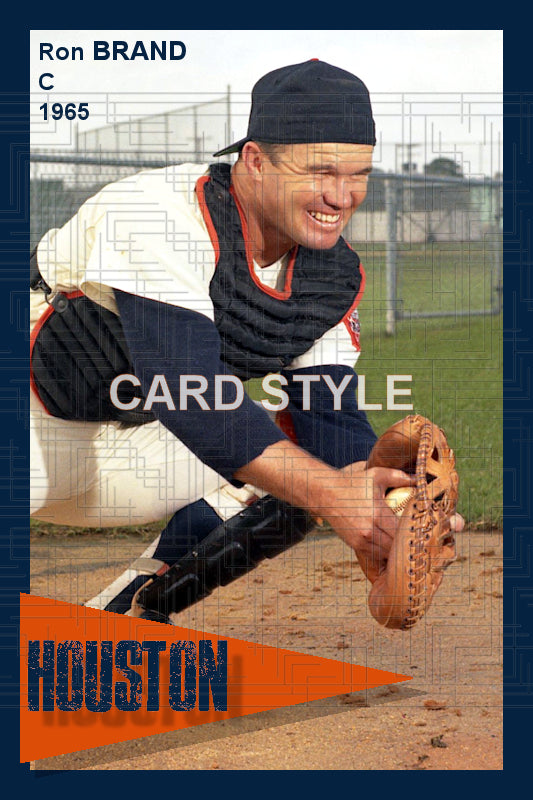 Ron Brand - 1965 Houston Astros - choose a size & style
