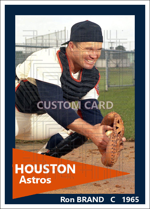 Ron Brand - 1965 Houston Astros - choose a size & style