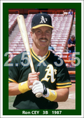 Ron Cey - 1987 Oakland Athletics - choose a size & style