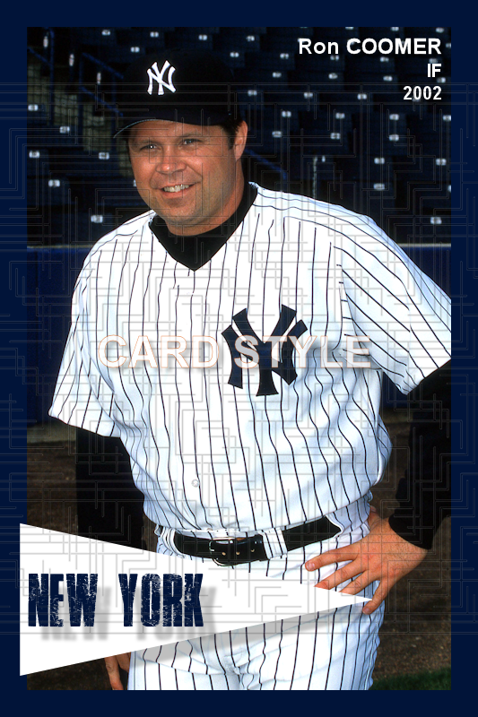 Ron Coomer - 2002 New York Yankees - choose a size & style