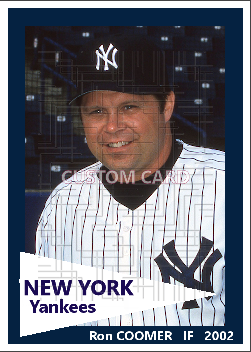 Ron Coomer - 2002 New York Yankees - choose a size & style
