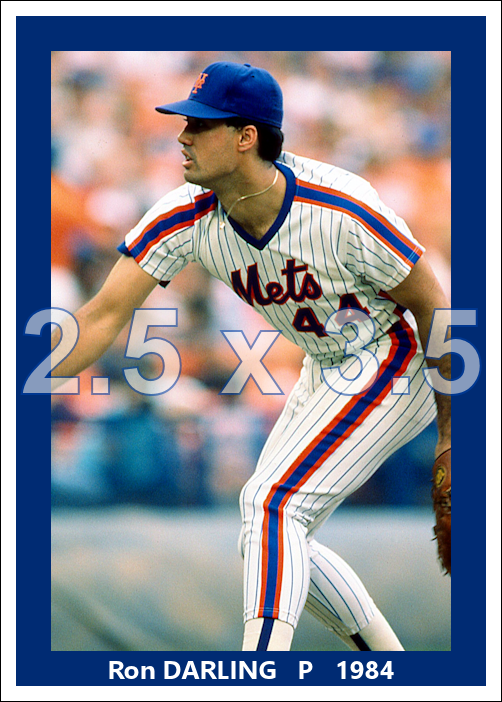 Ron Darling - 1984 New York Mets - choose a size & style