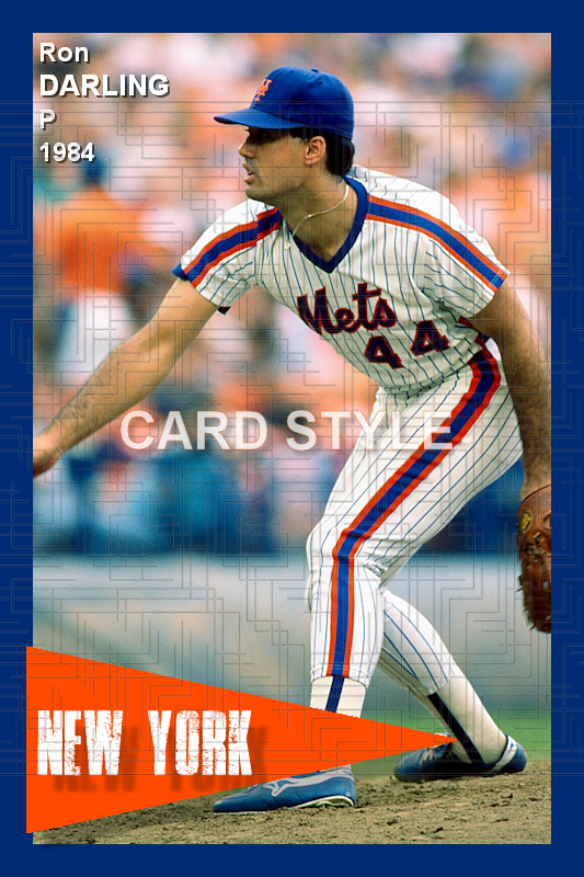 Ron Darling - 1984 New York Mets - choose a size & style