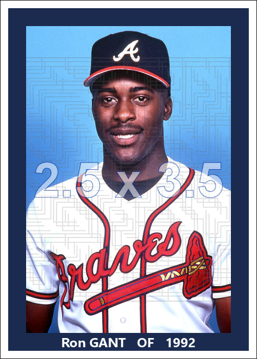 Ron Gant - 1992 Atlanta Braves - choose a size & style