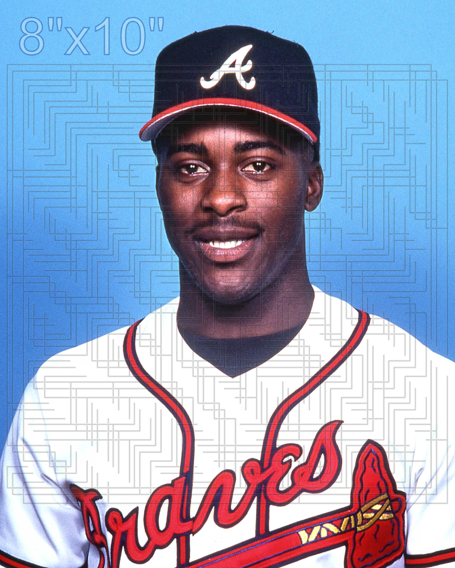 Ron Gant - 1992 Atlanta Braves - choose a size & style