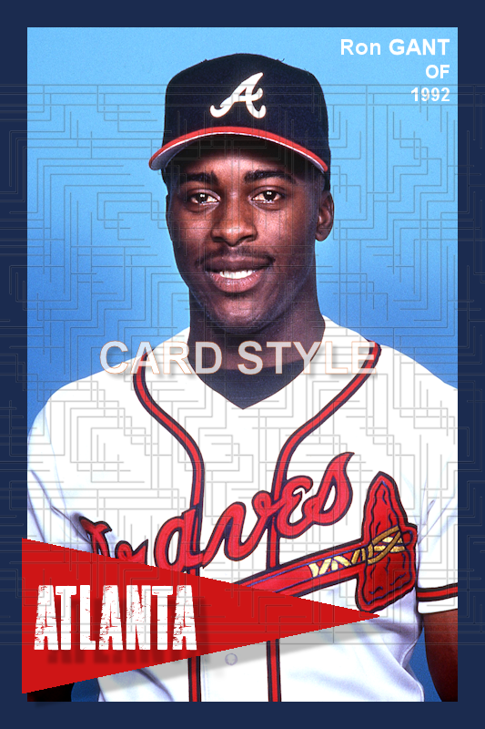 Ron Gant - 1992 Atlanta Braves - choose a size & style