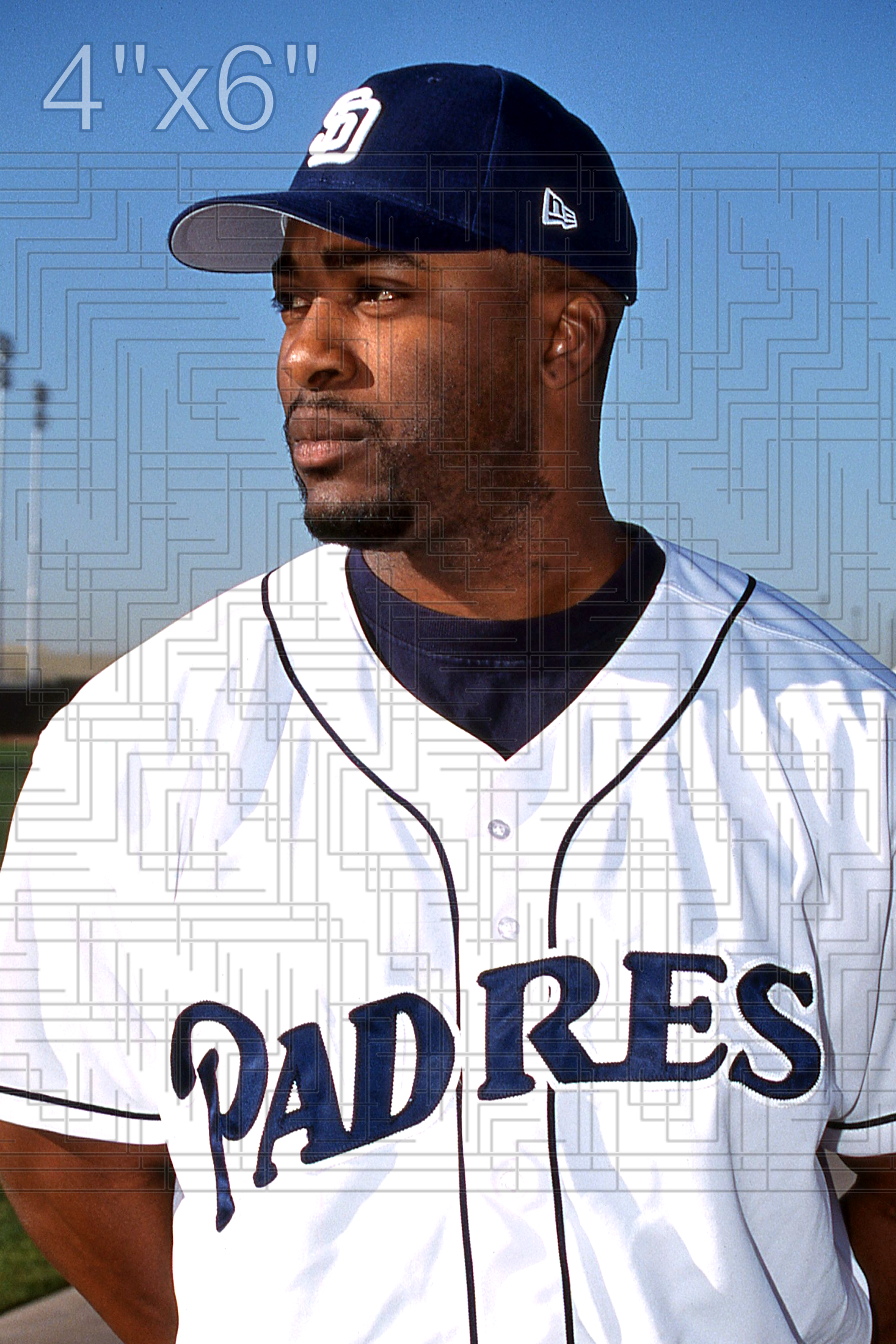 Ron Gant - 2002 San Diego Padres - choose a size & style