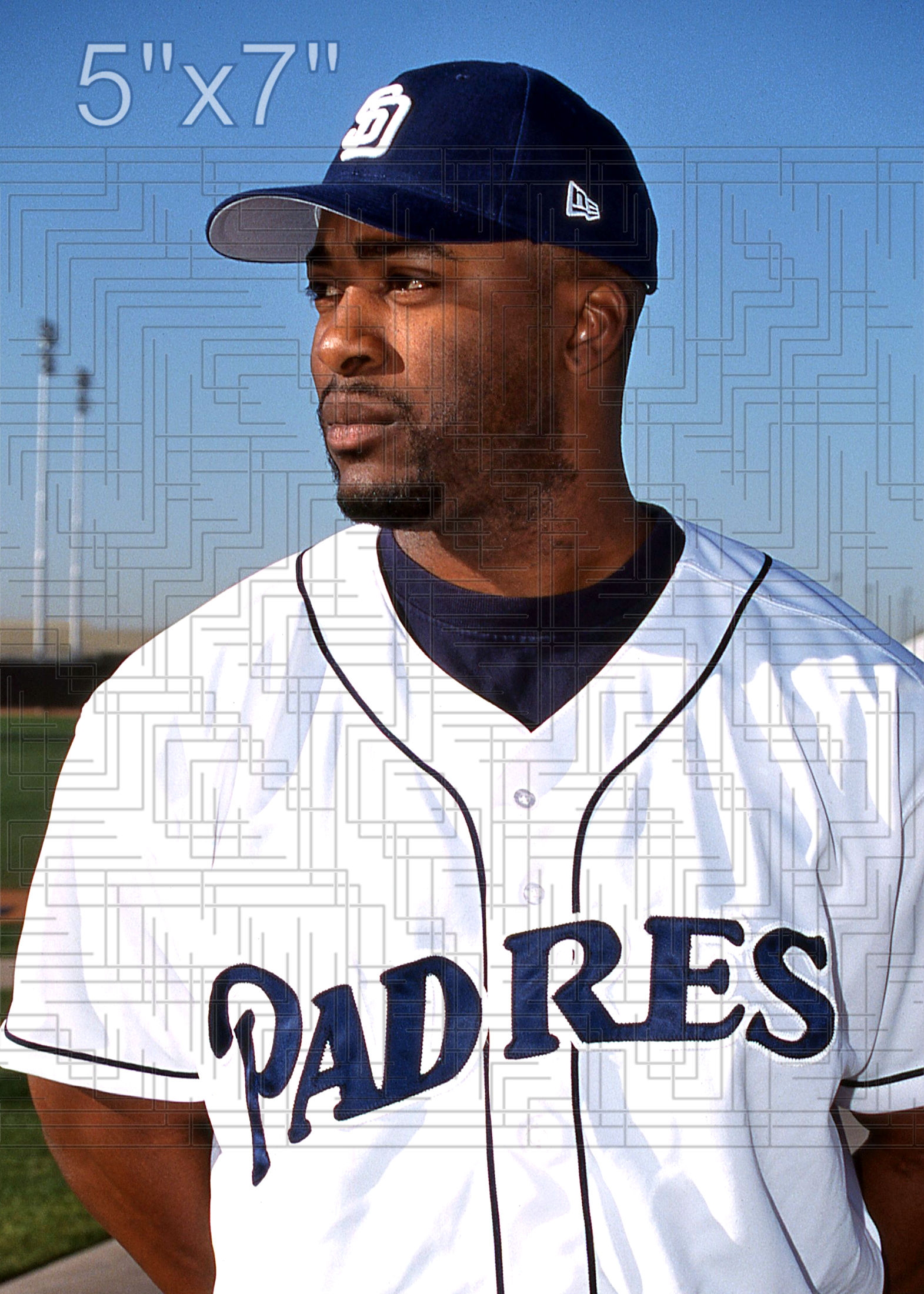 Ron Gant - 2002 San Diego Padres - choose a size & style