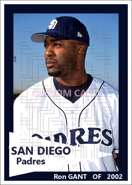 Ron Gant - 2002 San Diego Padres - choose a size & style