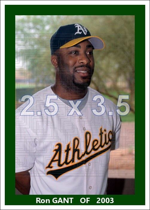 Ron Gant - 2003 Oakland Athletics - choose a size & style
