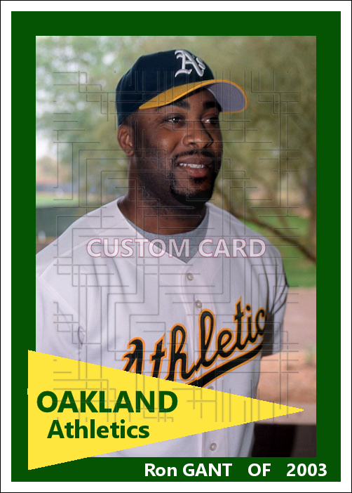 Ron Gant - 2003 Oakland Athletics - choose a size & style