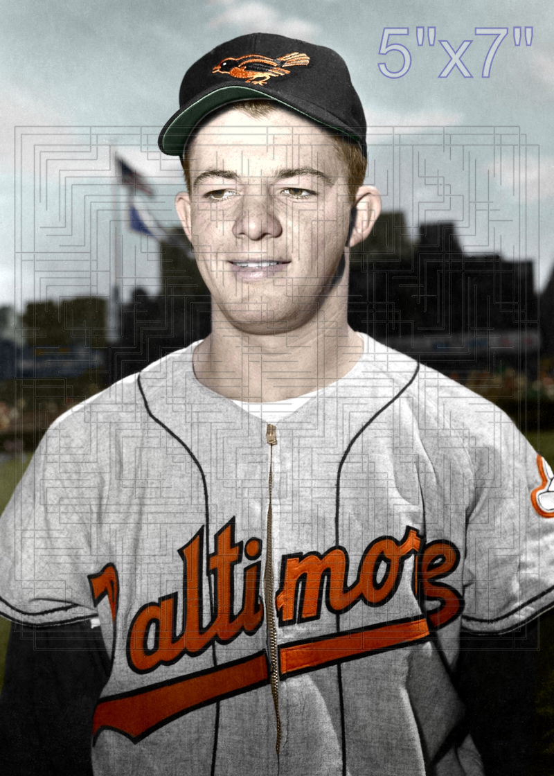 Ron Moeller - 1956 Baltimore Orioles - choose a size & style