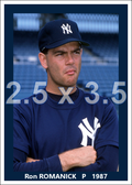 Ron Romanick - 1987 New York Yankees - choose a size & style