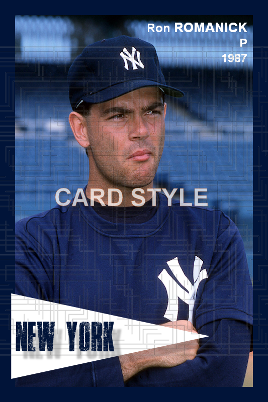 Ron Romanick - 1987 New York Yankees - choose a size & style