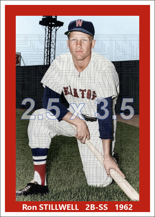 Ron Stillwell - 1962 Washington Senators - choose a size & style