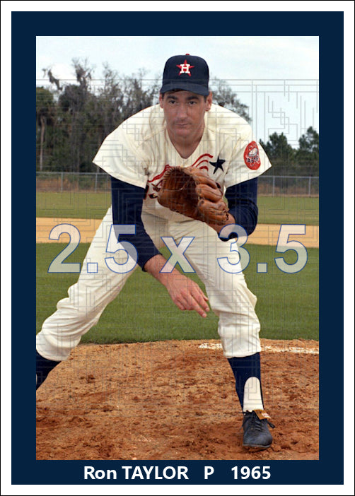 Ron Taylor - 1965 Houston Astros - choose a size & style