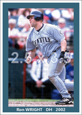 Ron Wright - 2002 Seattle Mariners - choose a size & style