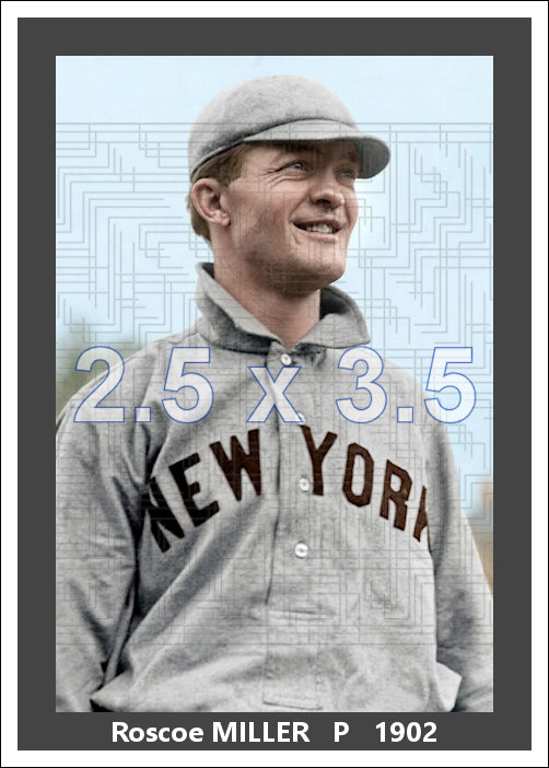 Roscoe Miller - 1902 New York Giants - choose a size & style
