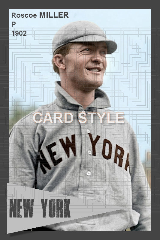 Roscoe Miller - 1902 New York Giants - choose a size & style