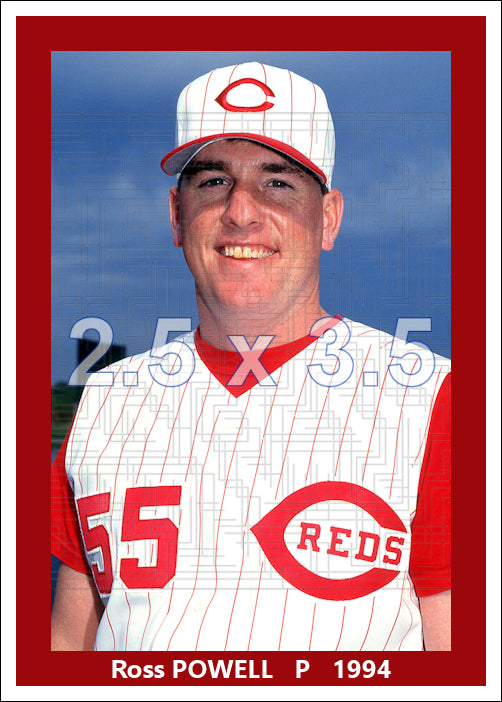 Ross Powell - 1994 Cincinnati Reds - choose a size & style