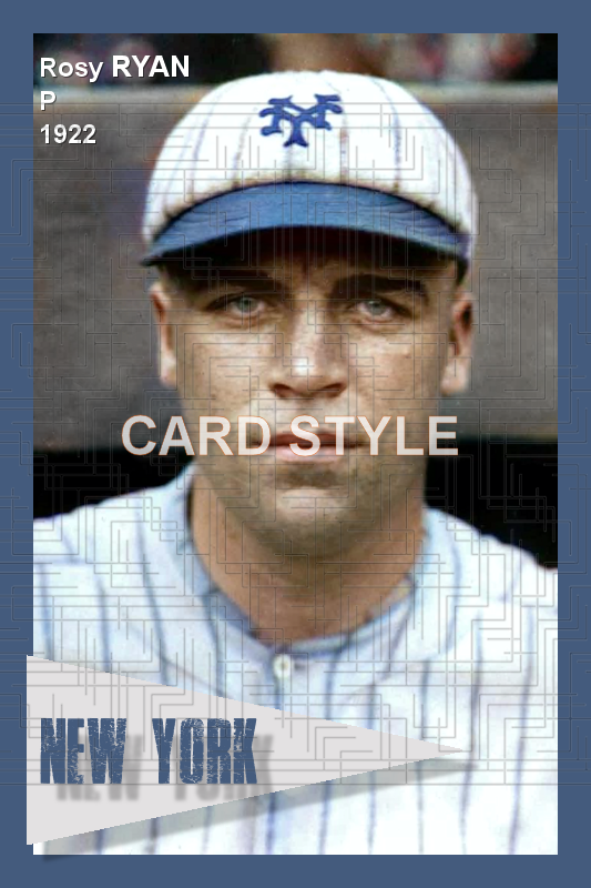 Rosy Ryan - 1922 New York Giants - choose a size & style