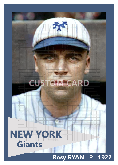 Rosy Ryan - 1922 New York Giants - choose a size & style