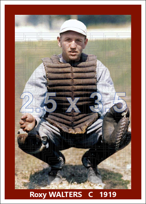 Roxy Walters - 1919 Boston Red Sox - choose a size & style